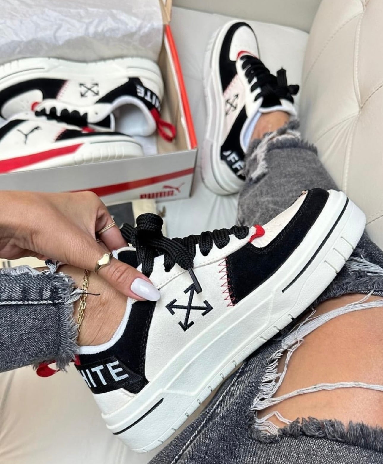 Tênis Puma Feat OFF White