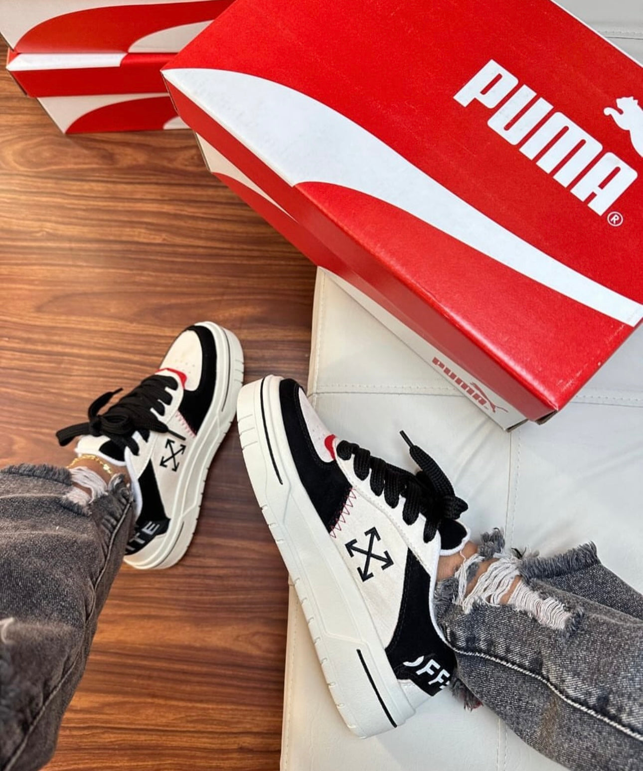 Tênis Puma Feat OFF White