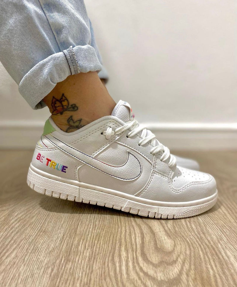 Dunk Low edição limitada “Be True” lançamento oferta + relógio de brinde