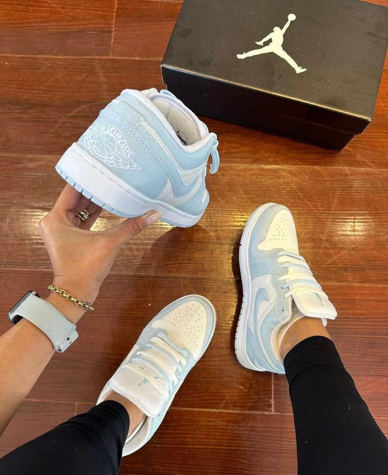 Tênis Jordan 1 Low azul bebê lançamento imported oferta