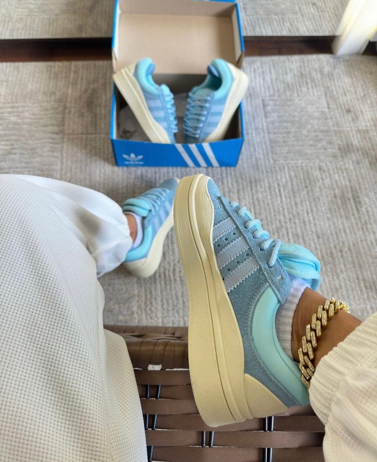 Tênis Adidas Campus X Bad Bunny + Brinde