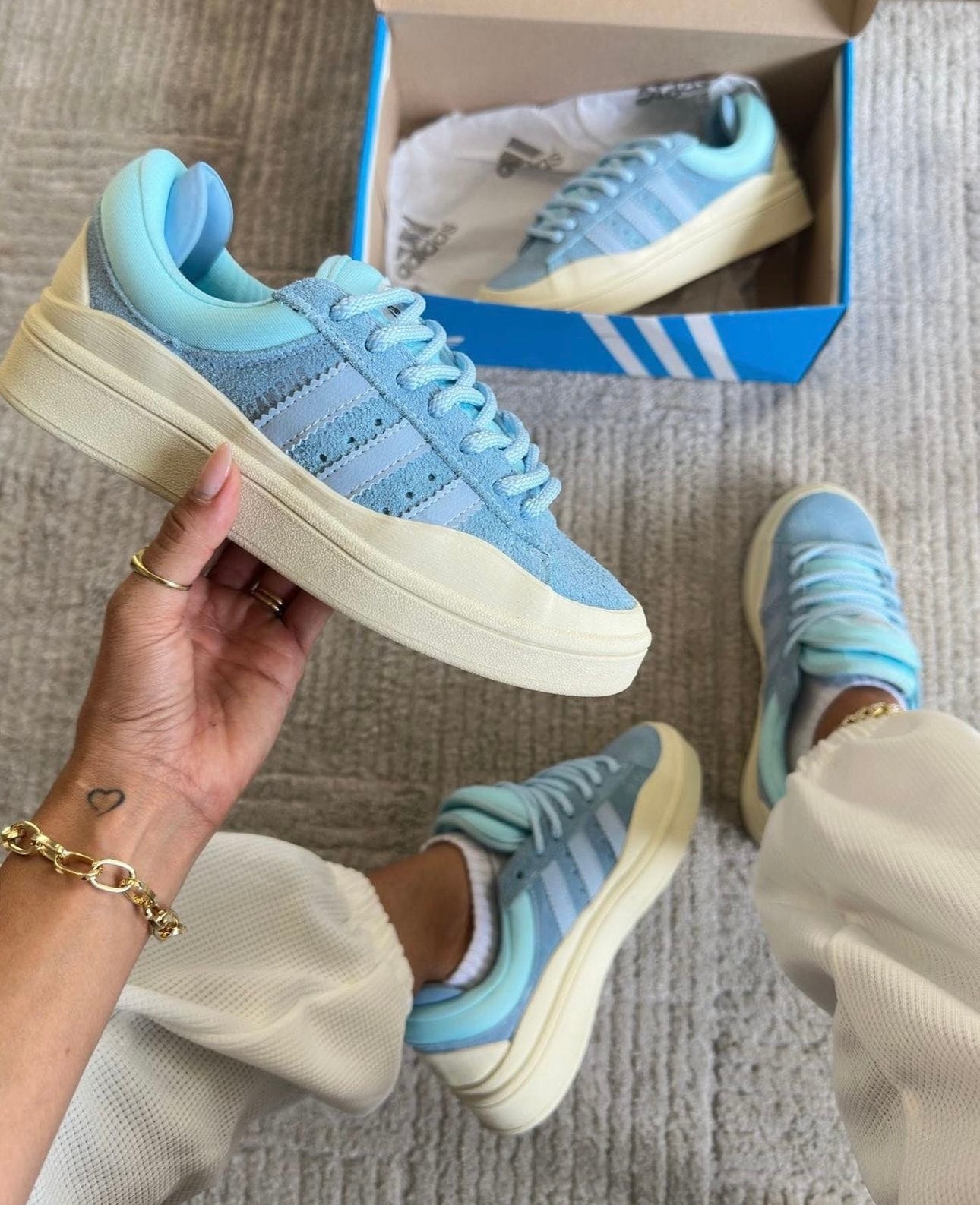 Tênis Adidas Campus X Bad Bunny + Brinde