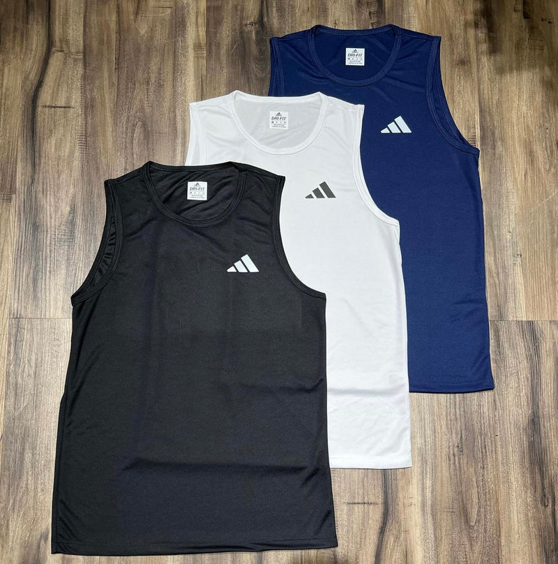 Kit 3 Regatas Adidas dryfit - mega oferta