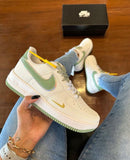 Air Force 1 DTLH verde lançamento + brinde