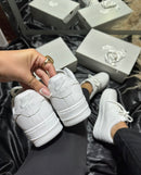 Air Force 1  cadarço trançado lançamento oferta + relógio de brinde