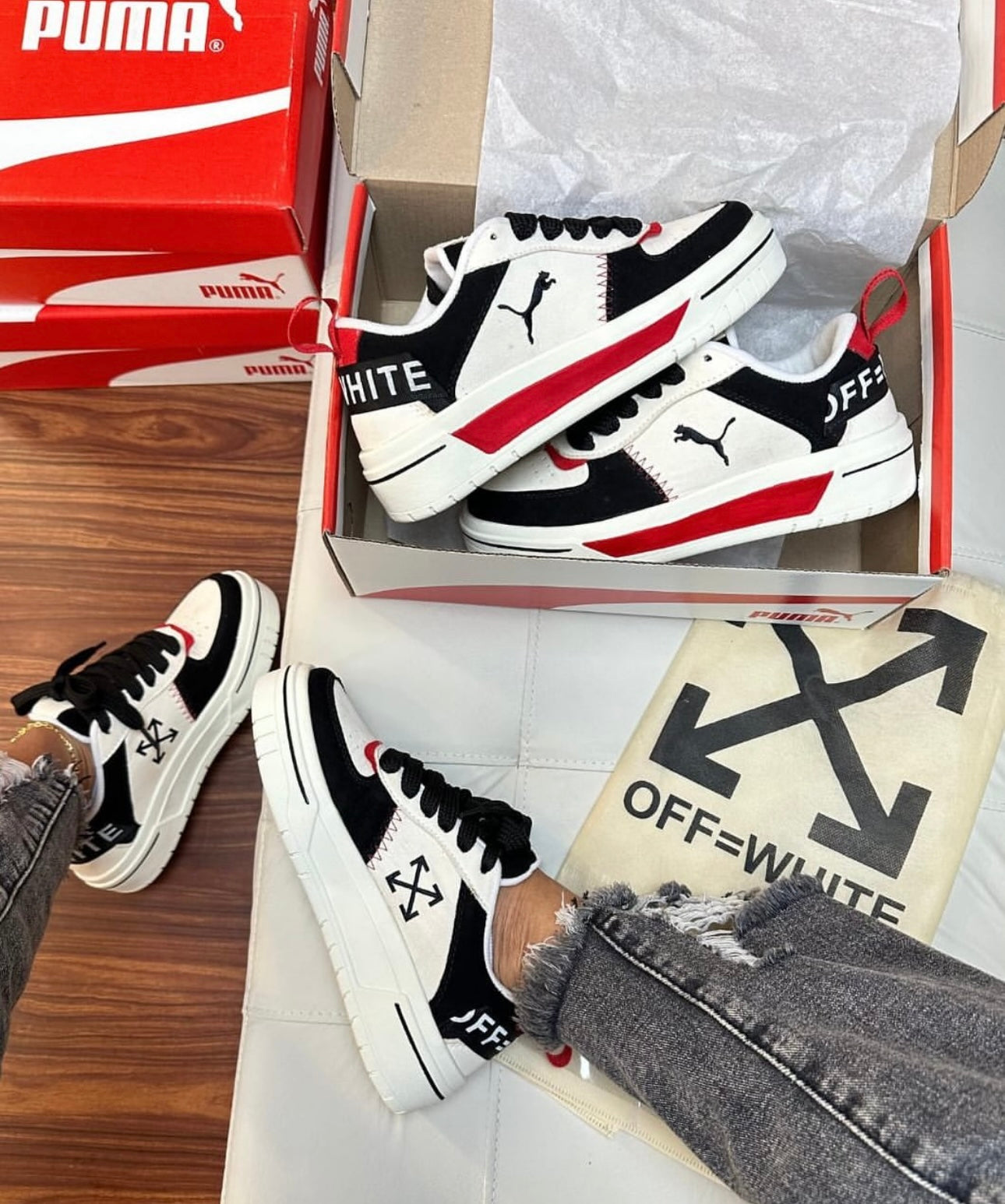 Tênis Puma Feat OFF White