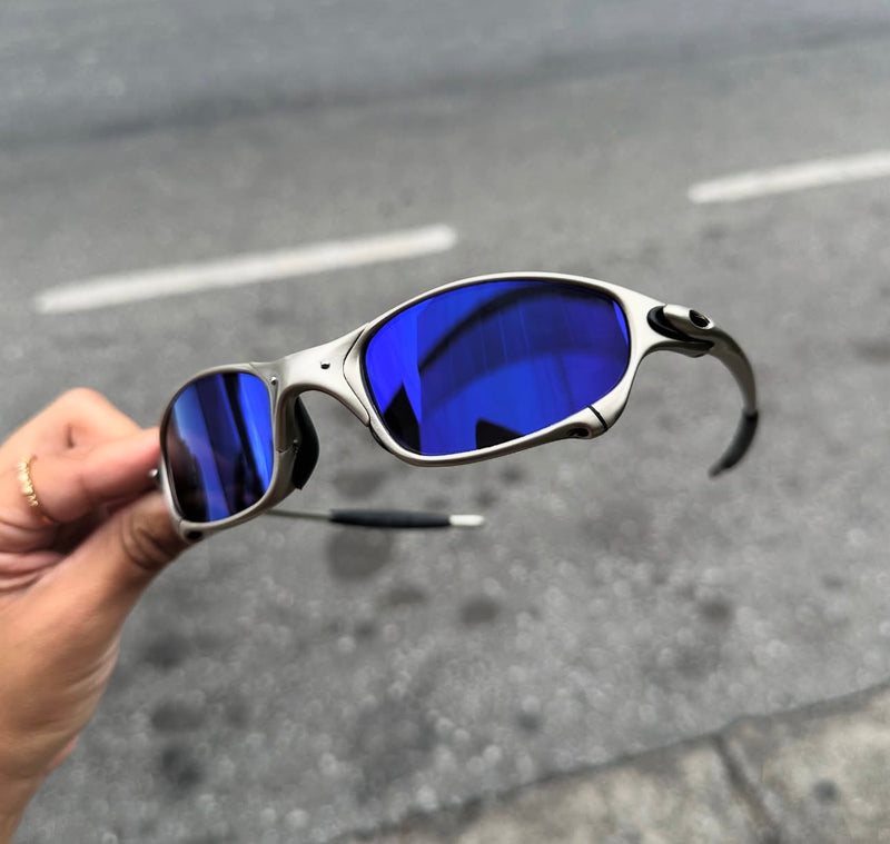 Óculos Juliet plasma lente azul lançamento oferta