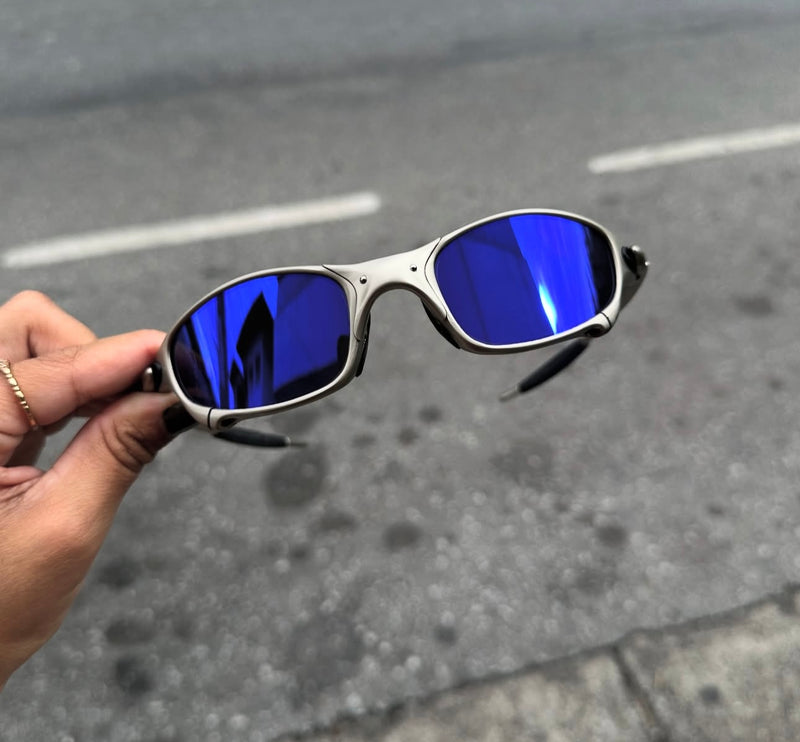 Óculos Juliet plasma lente azul lançamento oferta