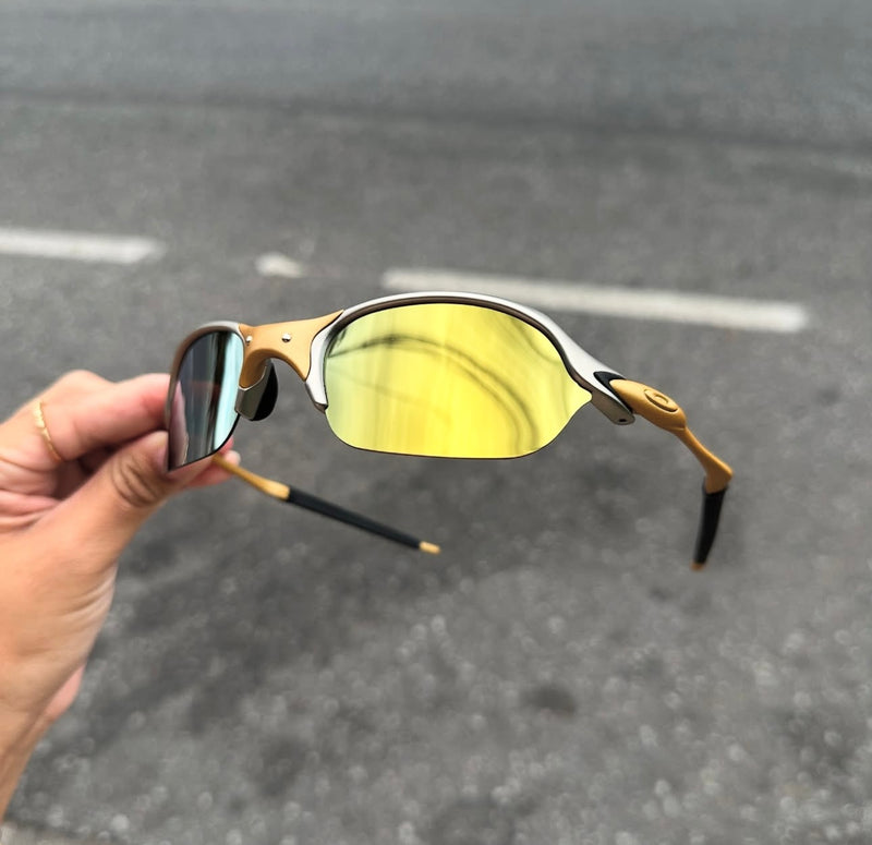 Óculos Romeo 24k lente gold lançamento oferta